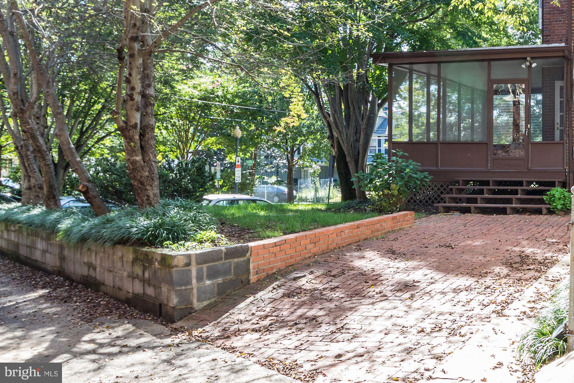 1533 Foxhall Road Northwest Washington, DC 20007 - Photo 7 of 22 Brick driveway with alley access