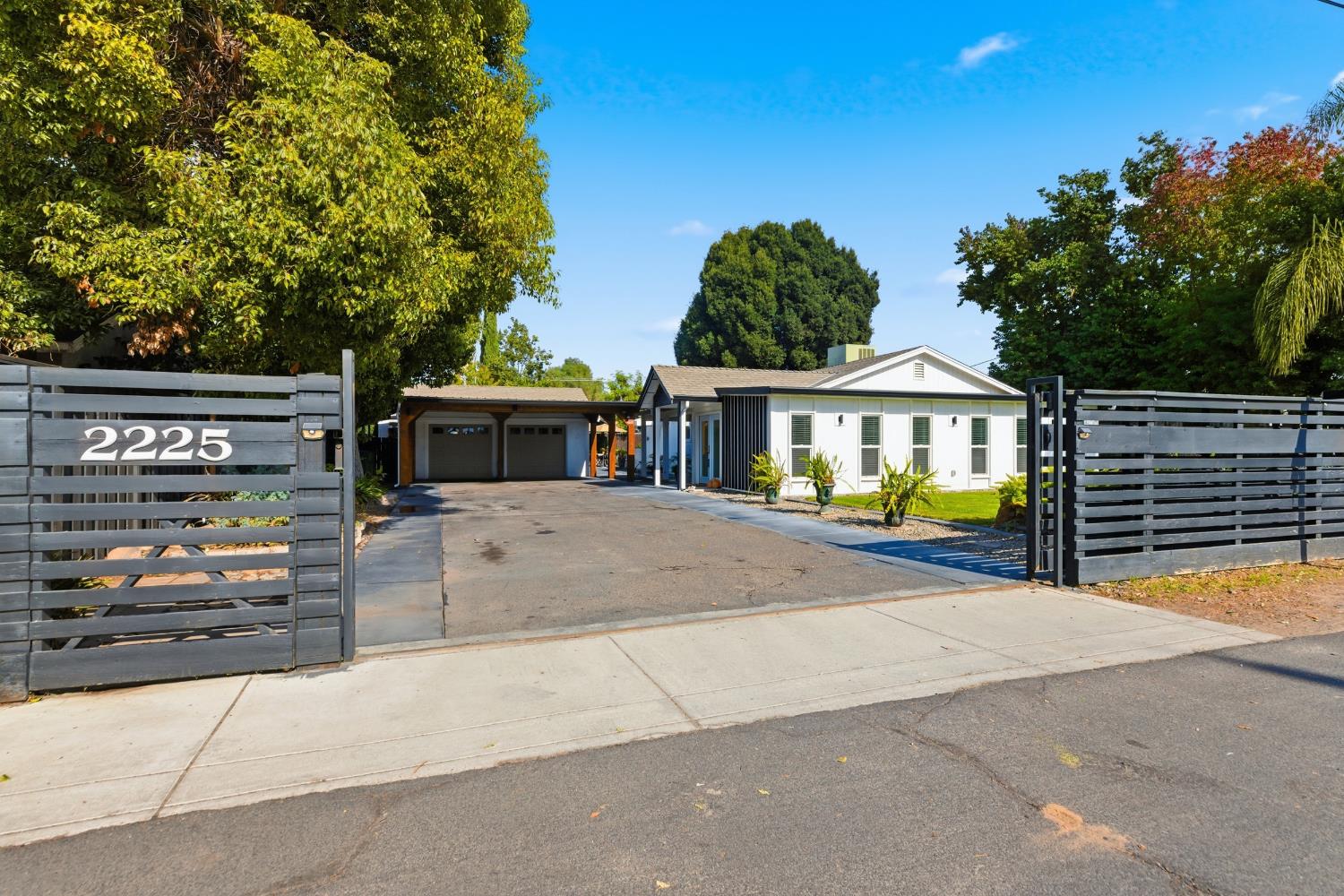 front view of house with a street view