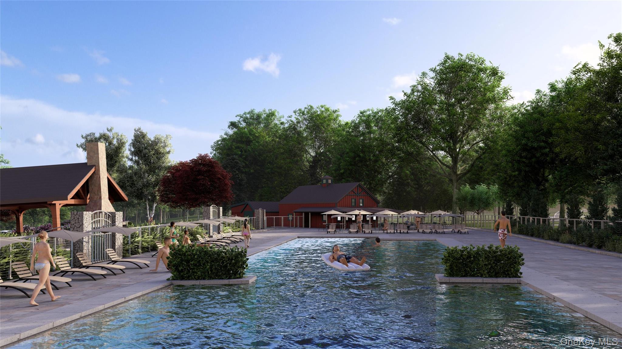 197 Wheeler Road, Unit 91 Florida, NY 10921 - Photo 36 of 42 Community pool featuring a patio and view of wooded area