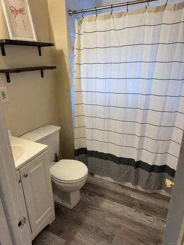 a bathroom with a toilet and a sink