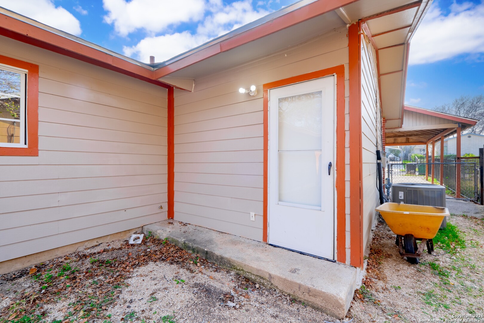 5207 Overpool Street San Antonio, TX 78228 - Photo 23 of 31 a view of a back yard of the house