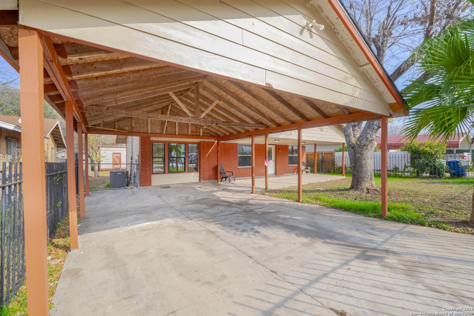 5207 Overpool Street San Antonio, TX 78228 - Photo 3 of 31 a view of a house with backyard and porch