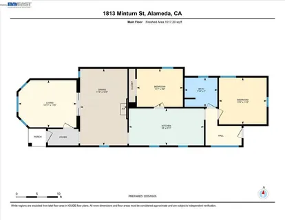 $998,000 | 1813 Minturn Street, Alameda, CA 94501