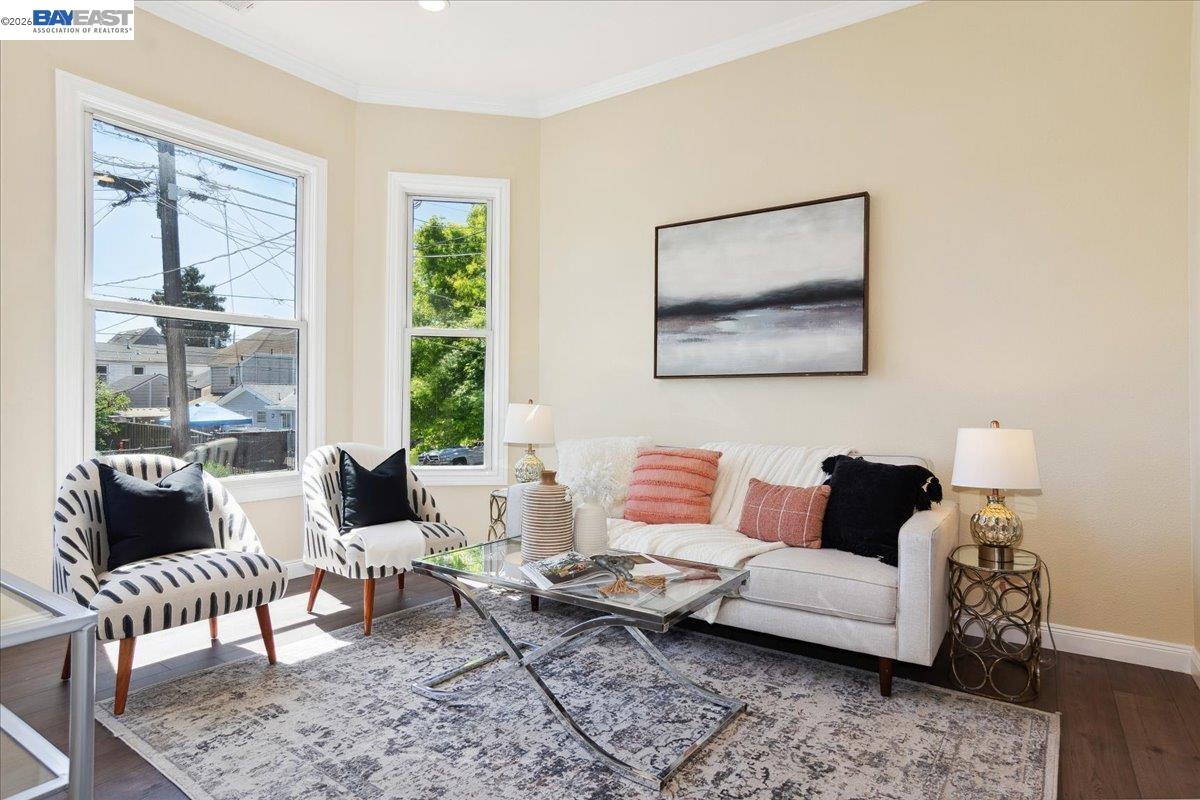 1813 Minturn Street Alameda, CA 94501 - Photo 5 of 29 a living room with furniture and a large window