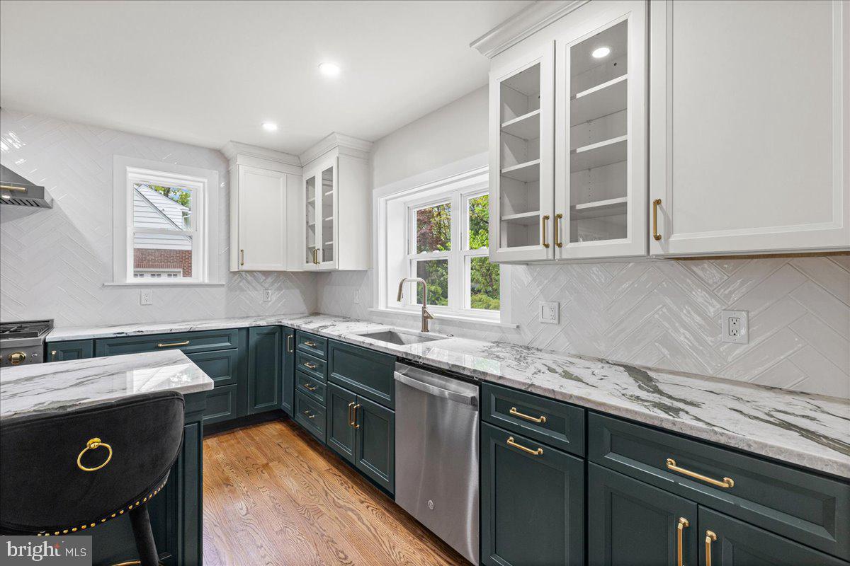 215 Browning Road Merchantville, NJ 08109 - Photo 25 of 55 Elegant kitchen with modern finishes.