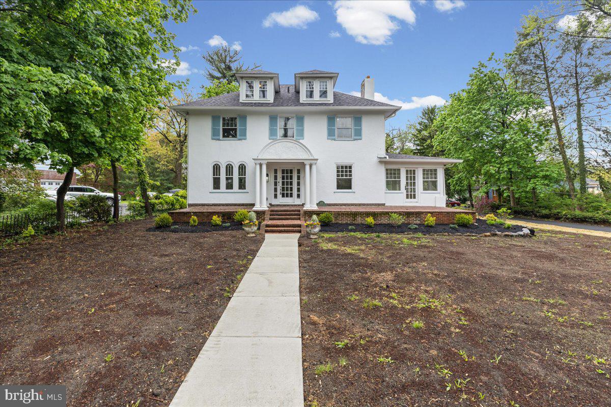 215 Browning Road Merchantville, NJ 08109 - Photo 3 of 55 Charming white colonial with lush greenery.