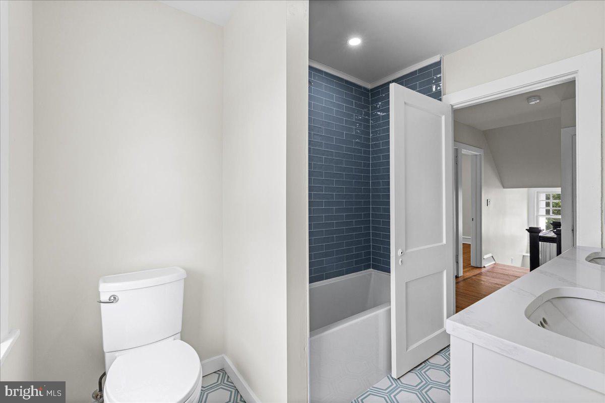 215 Browning Road Merchantville, NJ 08109 - Photo 32 of 55 Modern bathroom with stylish tiles.