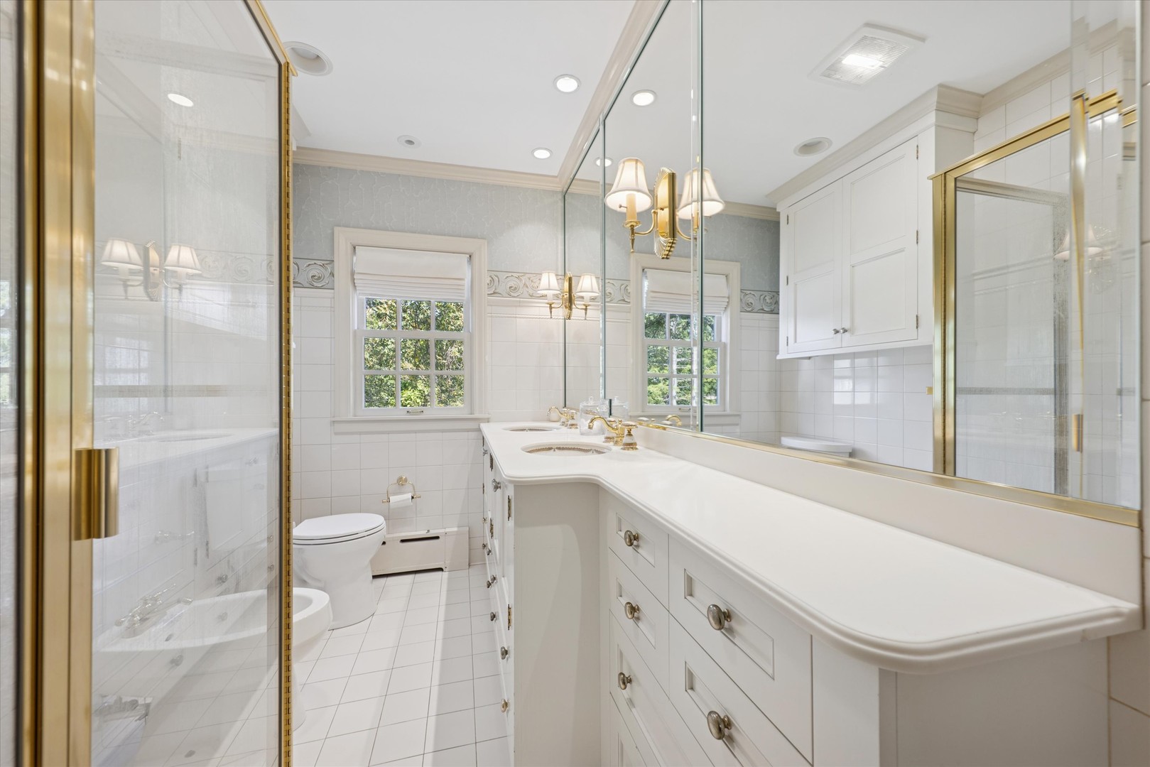 418 West Franklin Street Wheaton, IL 60187 - Photo 21 of 35 a bathroom with a sink a toilet and shower