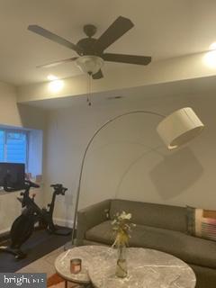 534 Green Lane Philadelphia, PA 19128 - Photo 22 of 43 a living room with furniture and a wooden floor