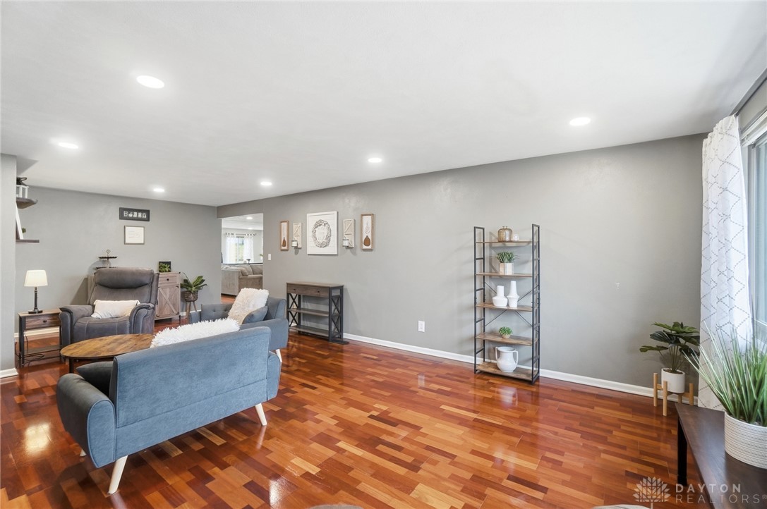 2848 Ellen Lane Dayton, OH 45430 - Photo 10 of 62 This inviting space features lustrous wood floors and bright recessed lighting, perfect for everyday living.