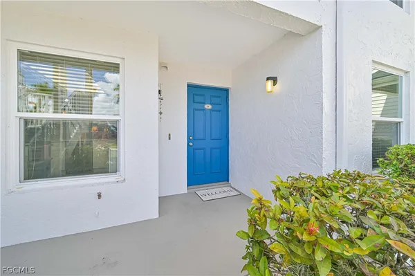a view of front door