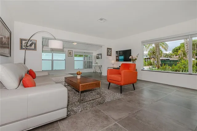 a kitchen with a sink and counter top space