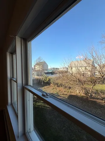 a view of sky from window