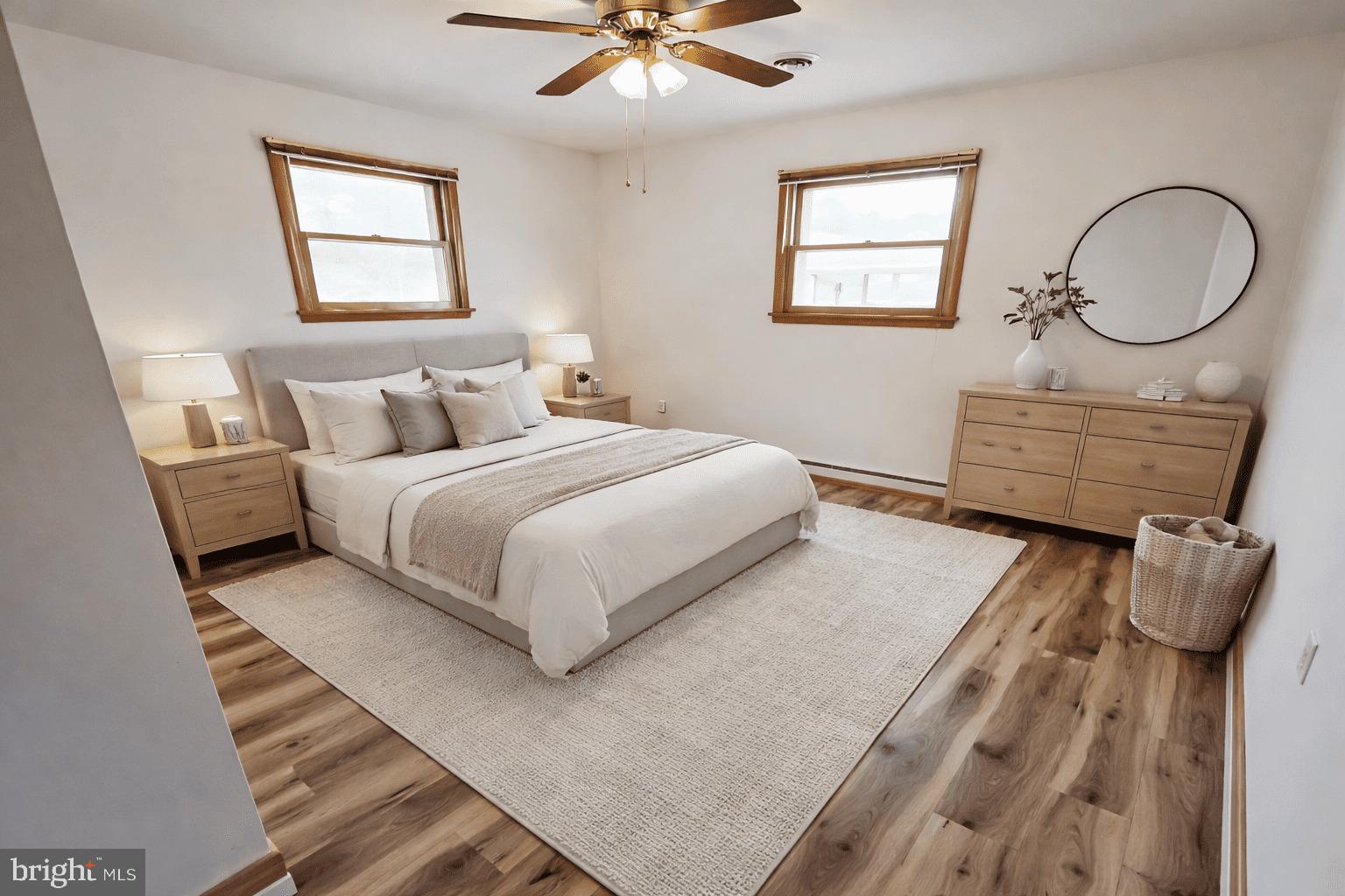 15421 Shamrock Road Southwest Cumberland, MD 21502 - Photo 21 of 39 a bedroom with a bed and window