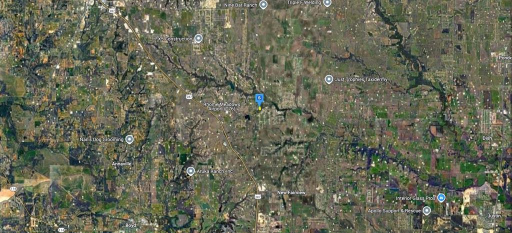 139 Private Road 4424 Rhome, TX 76078 - Photo 3 of 5 Aerial view of property's location