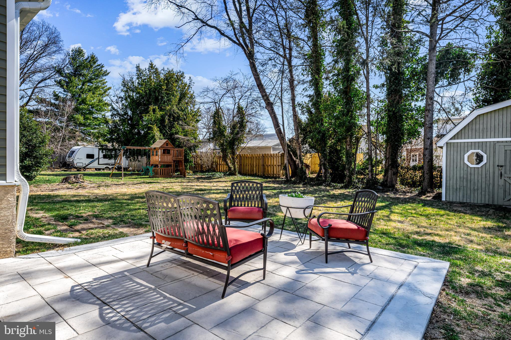 1828 Prospect Ridge Boulevard Haddon Heights, NJ 08035 - Photo 55 of 57 a backyard of a house with outdoor seating