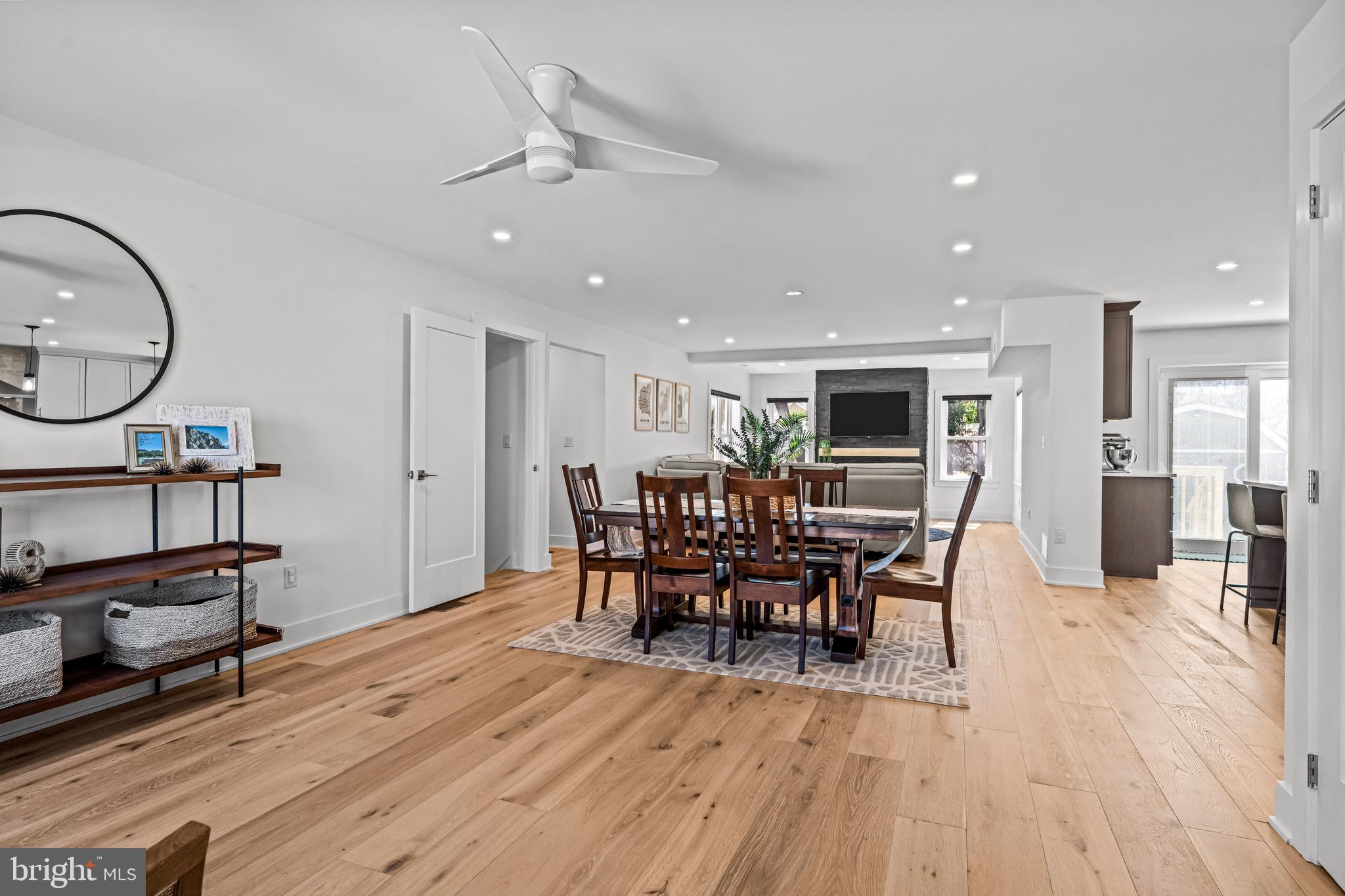 1828 Prospect Ridge Boulevard Haddon Heights, NJ 08035 - Photo 6 of 57 a view of a dining room with furniture and wooden floor