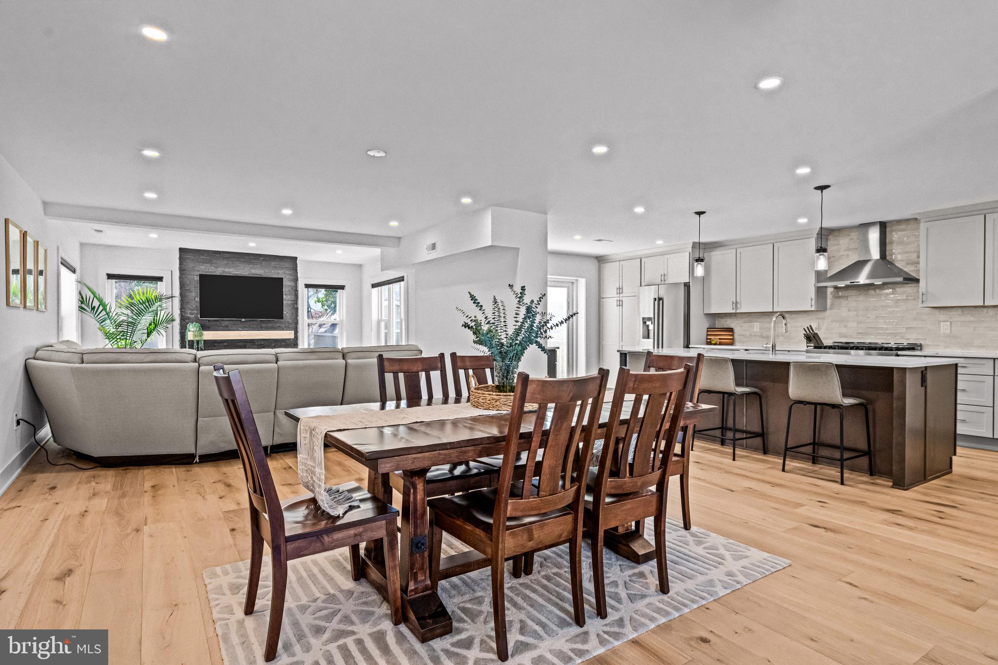 1828 Prospect Ridge Boulevard Haddon Heights, NJ 08035 - Photo 8 of 57 a dining room with furniture and wooden floor