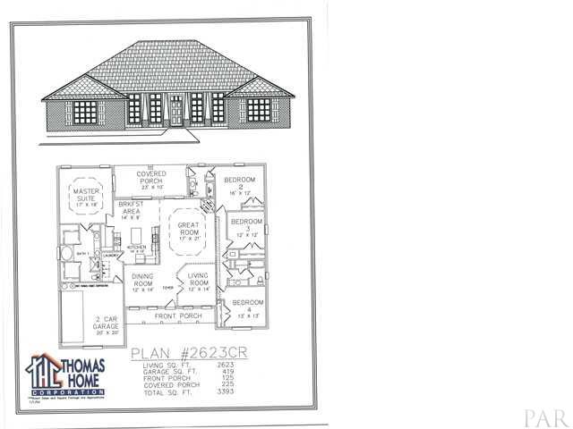 2993 Wallace Lake Road Pace, FL 32571 - Photo 1 of 1 Floor Plan