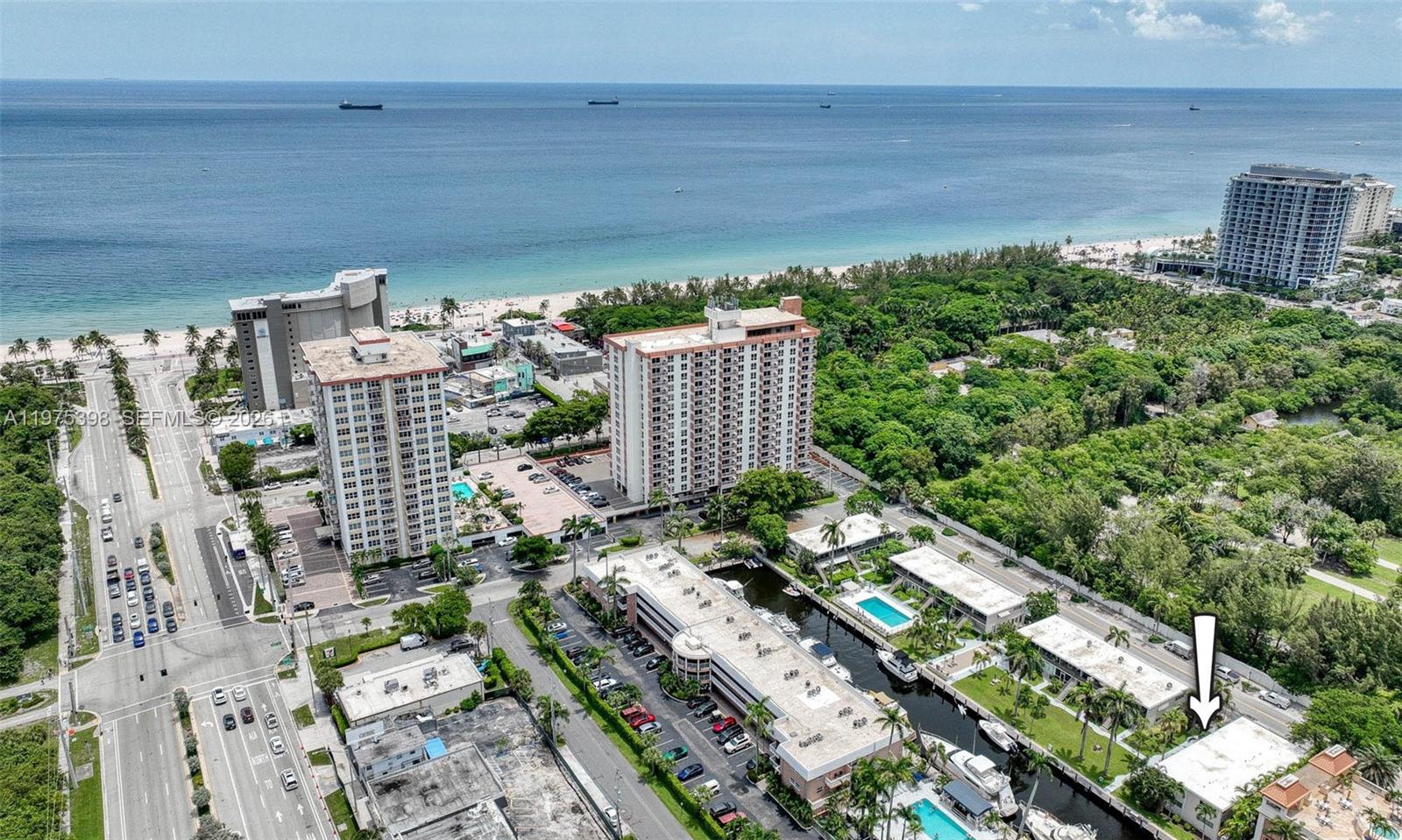 901 North Birch Road, Unit 9B Fort Lauderdale, FL 33304 - Photo 9 of 12 an aerial view of multiple house