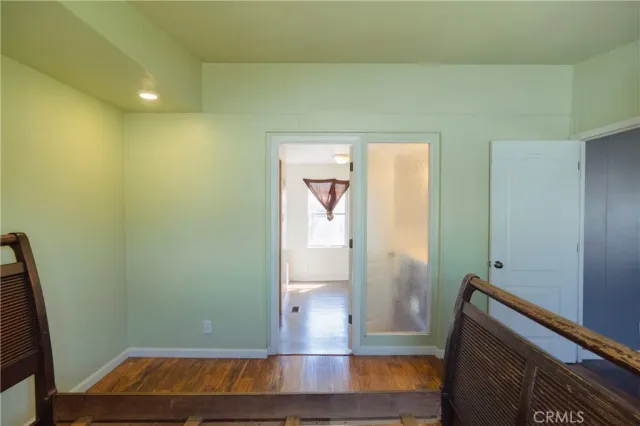 a view of front door