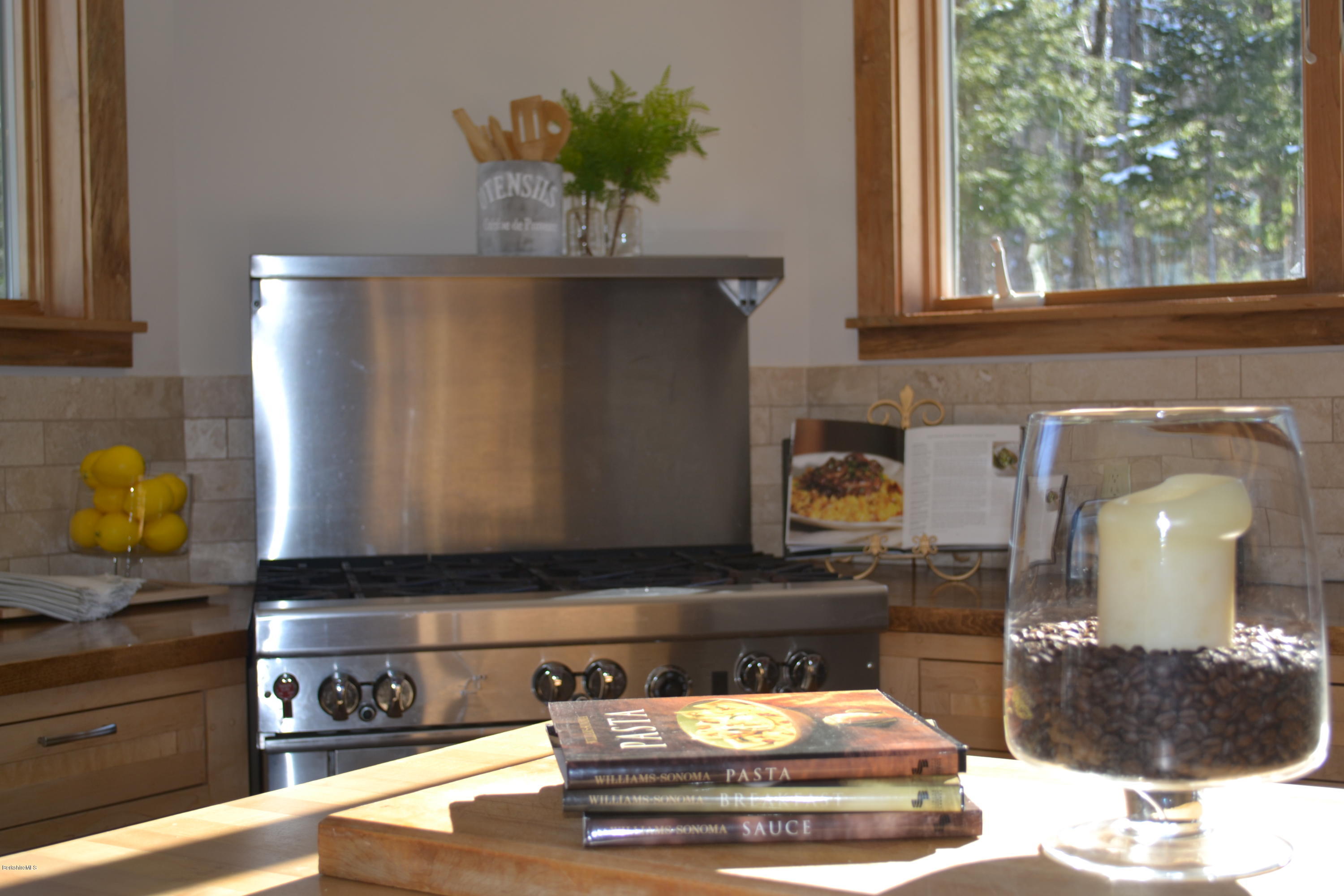 301 Frost Road Washington, MA 01223 - Photo 15 of 31 a kitchen with a stove and a potted plant