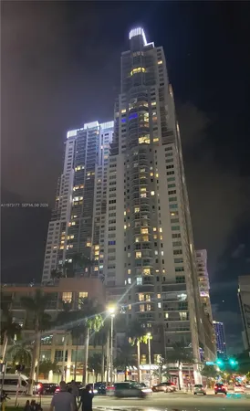 a view of a city with tall buildings