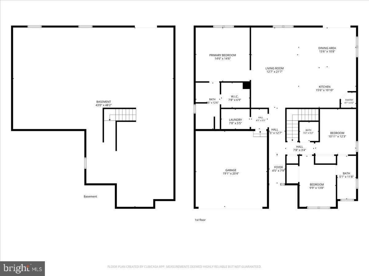 54 Larimar Lane Inwood, WV 25428 - Photo 50 of 50 Main and Lower Level Floor Plans