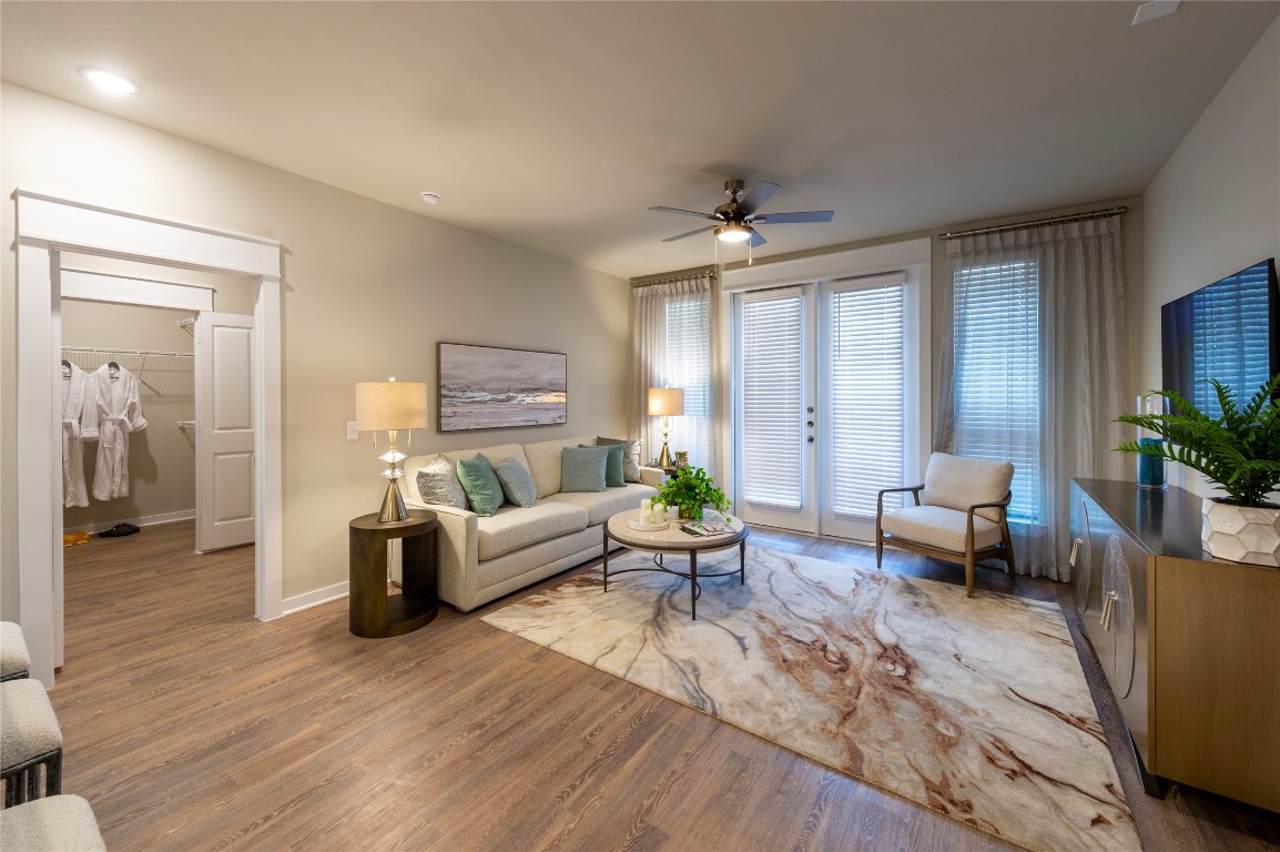 1724 Partnership Way, Unit 1439 Katy, TX 77449 - Photo 24 of 31 Living -this is the furnished model, not actual unit, photo is for reference only