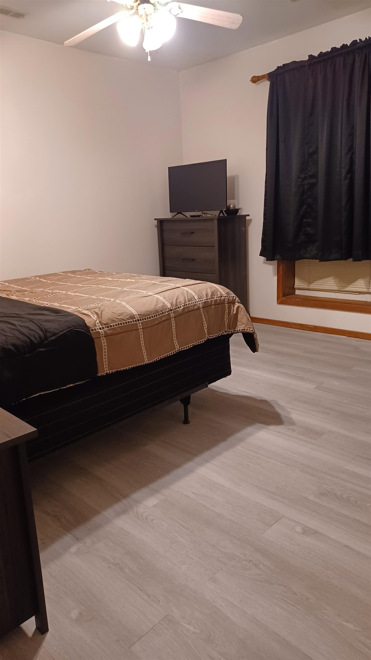 4482 Little River Inn Lane, Unit 2004 Little River, SC 29566 - Photo 12 of 17 Bedroom featuring light wood-style floors and a ceiling fan