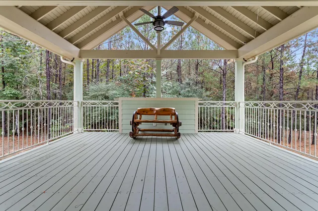 a view of a yard with an outdoor space