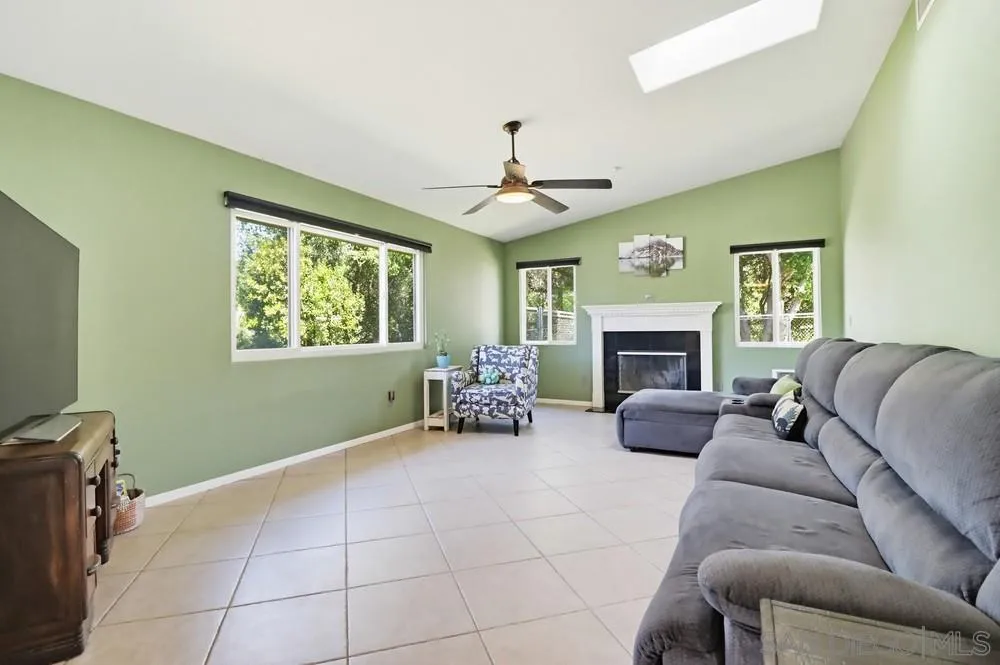 359 Galloway Valley Road Alpine, CA 91901 - Photo 19 of 50 a living room with furniture and a fireplace
