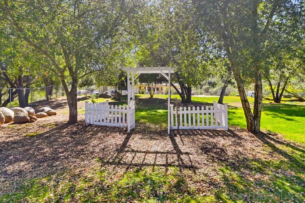 359 Galloway Valley Road Alpine, CA 91901 - Photo 29 of 50 a sign board with yard in the back