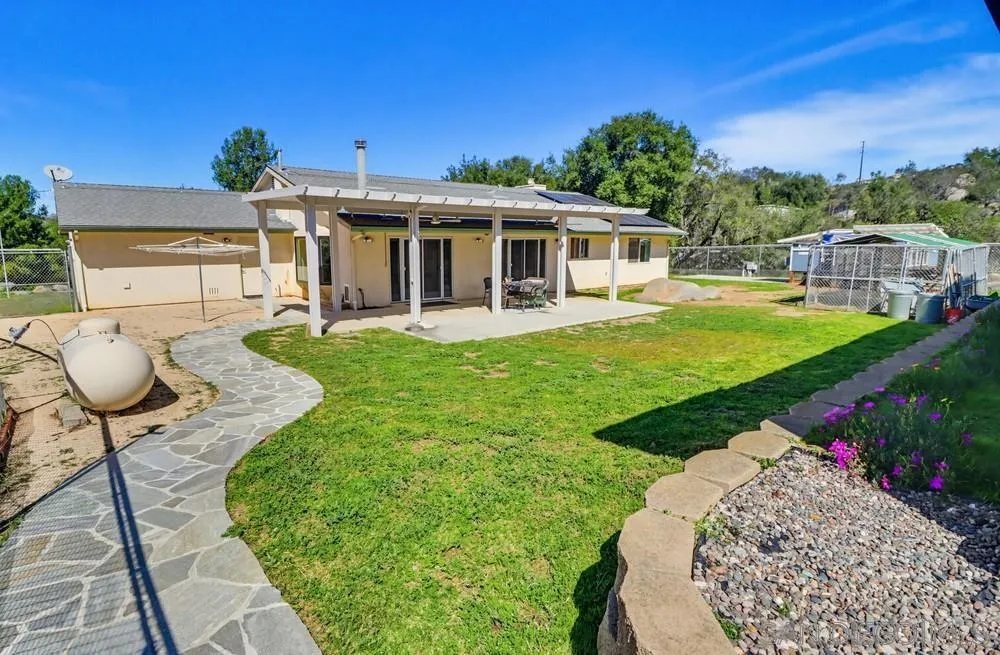 359 Galloway Valley Road Alpine, CA 91901 - Photo 33 of 50 a front view of a house with garden