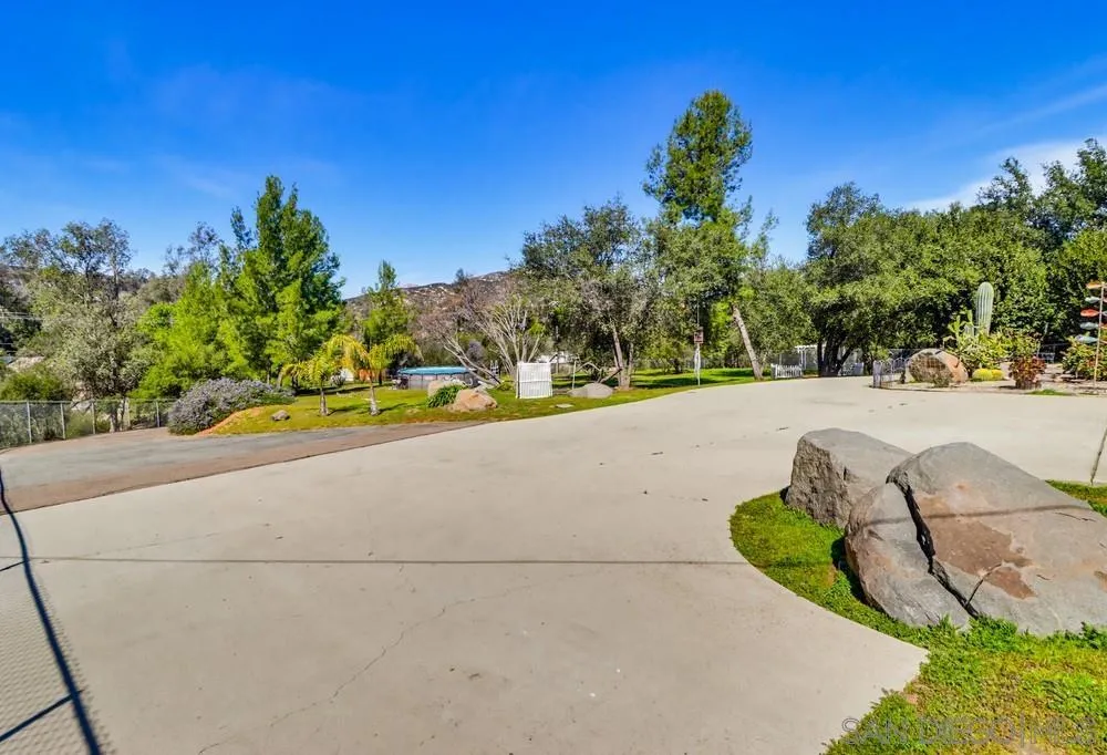 359 Galloway Valley Road Alpine, CA 91901 - Photo 49 of 50 a view of a road with a yard