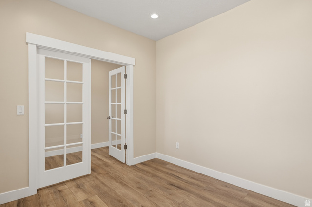 157 West 100 South Joseph, UT 84739 - Photo 6 of 30 Spare room featuring light wood-style flooring and recessed lighting