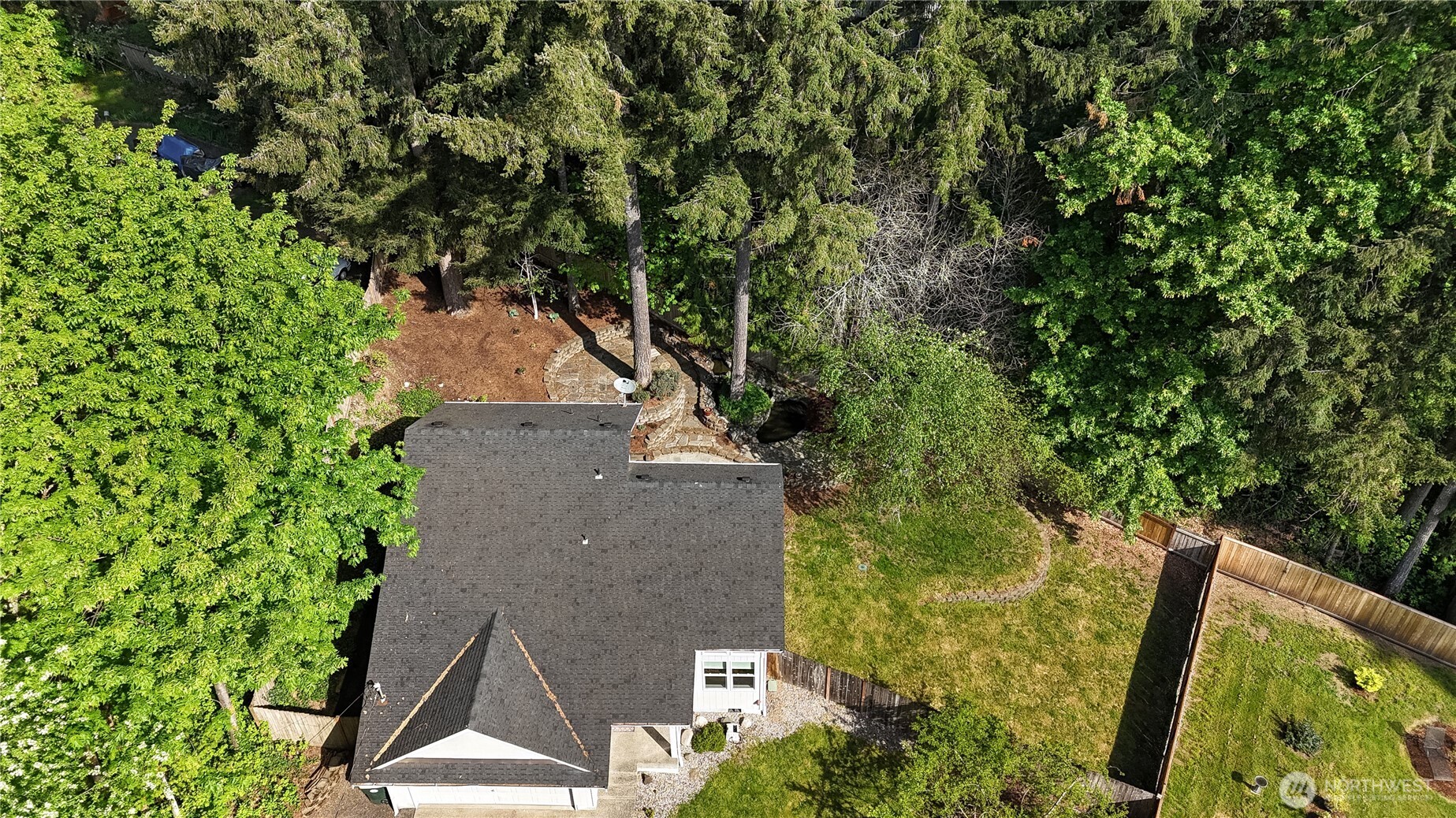 5214 78th Court Southwest Olympia, WA 98512 - Photo 26 of 27 an aerial view of a house with a yard