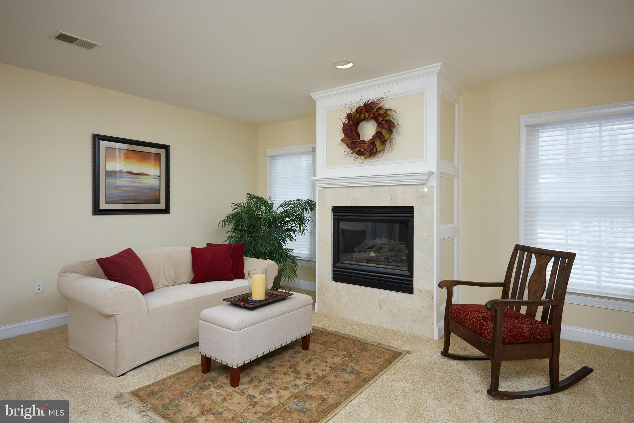 12636 Greenbriar Road Potomac, MD 20854 - Photo 14 of 30 a living room with furniture and a fireplace