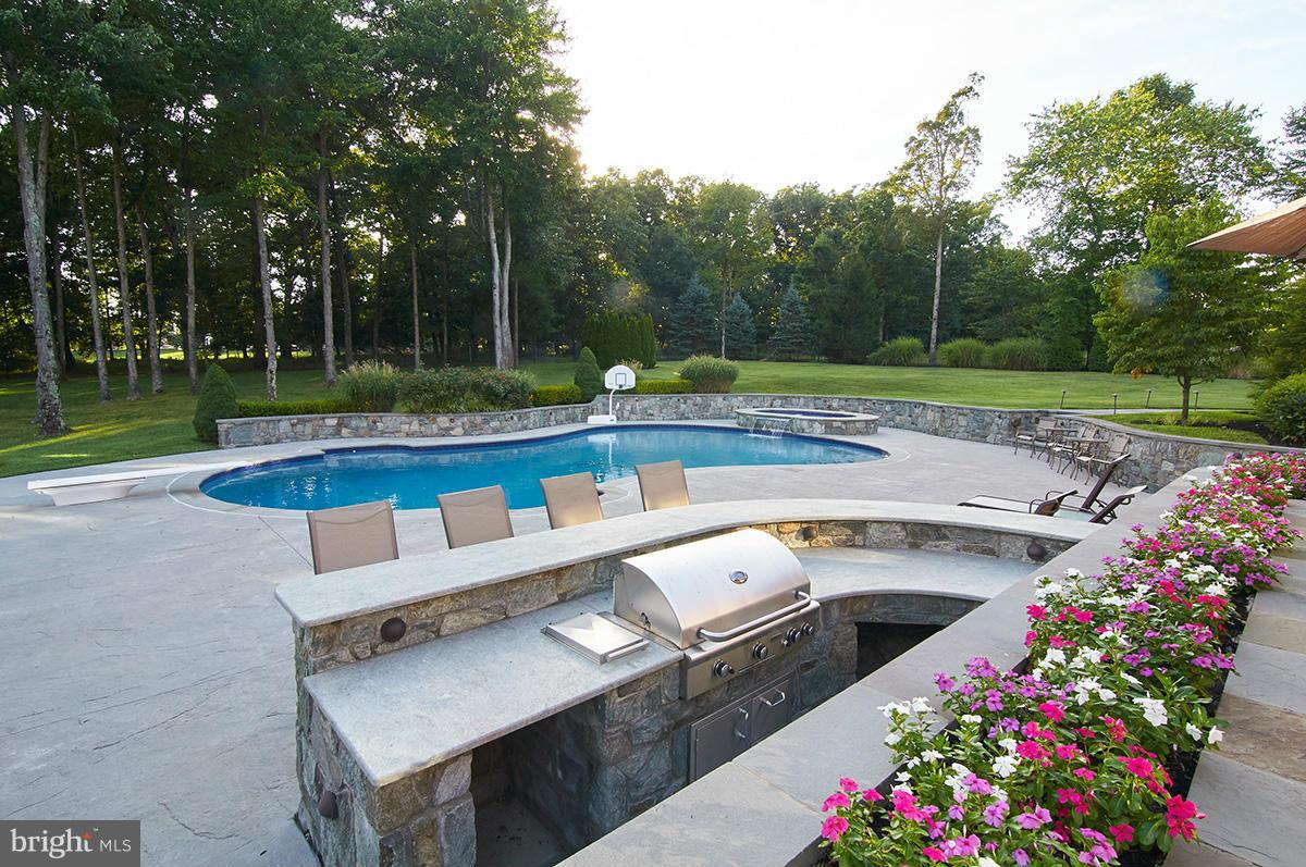 12636 Greenbriar Road Potomac, MD 20854 - Photo 27 of 30 a view of yard with swimming pool and green space