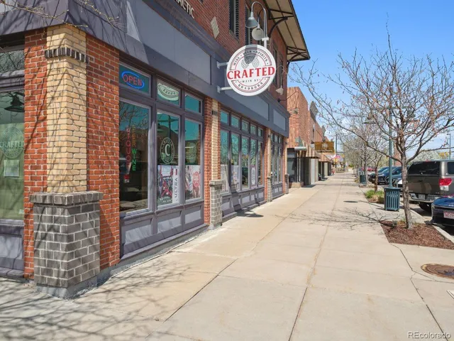 a view of a building with a outdoor space
