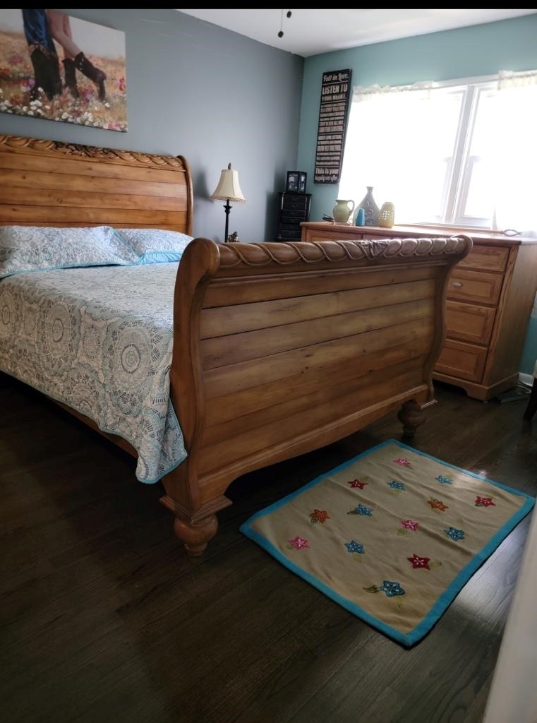 116 Alpine Lane Crete, IL 60417 - Photo 10 of 19 a bed sitting in a bedroom next to a window