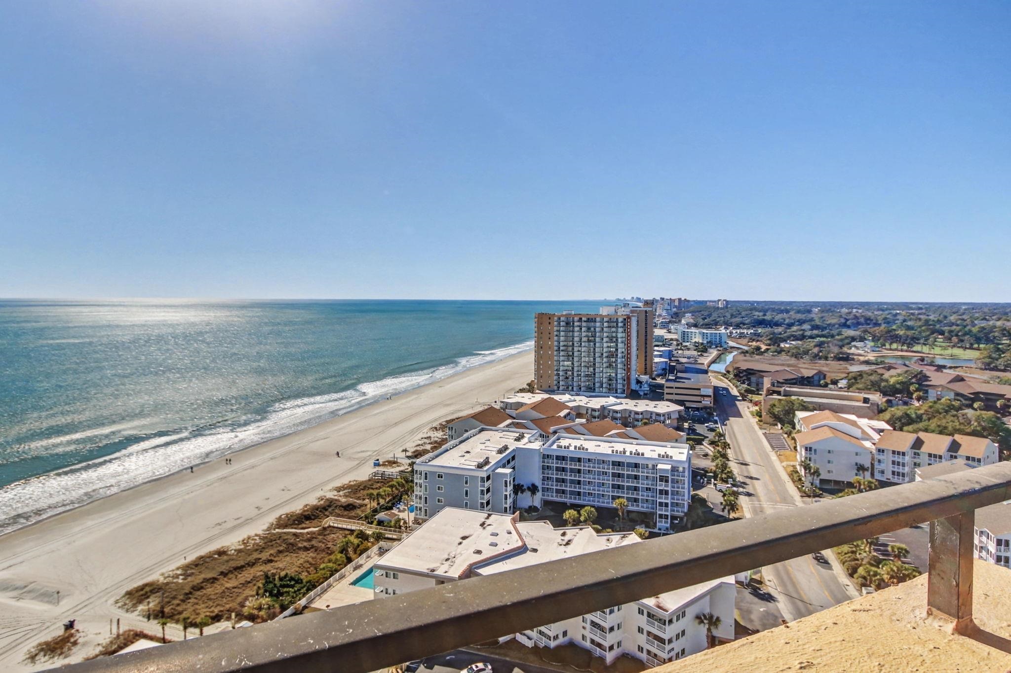 9650 Shore Drive, Unit 2005 Myrtle Beach, SC 29572 - Photo 8 of 40 View of urban area with expansive coastline