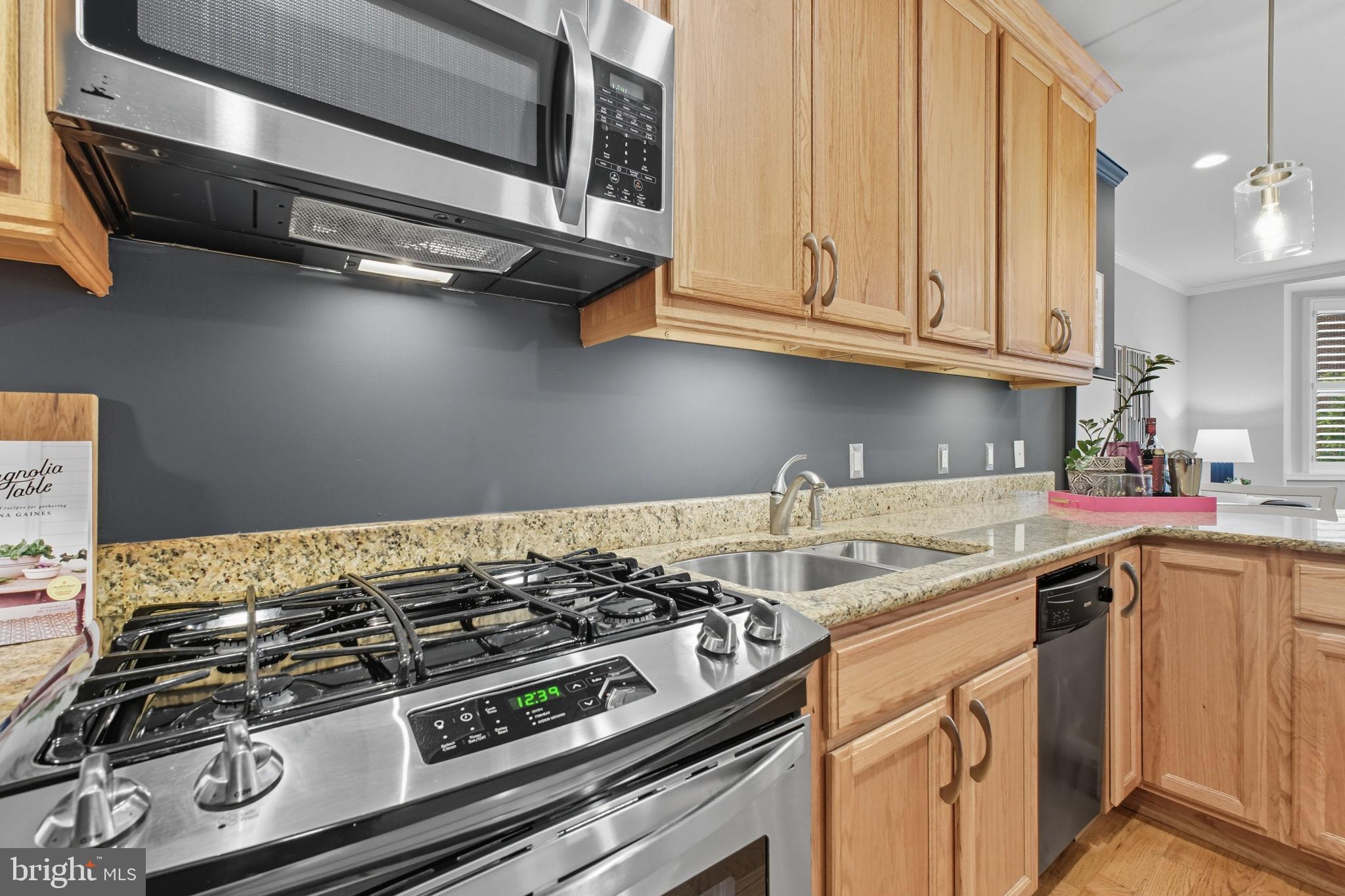 1669 Columbia Road Northwest, Unit 203 Washington, DC 20009 - Photo 2 of 18 a kitchen with a stove and a sink
