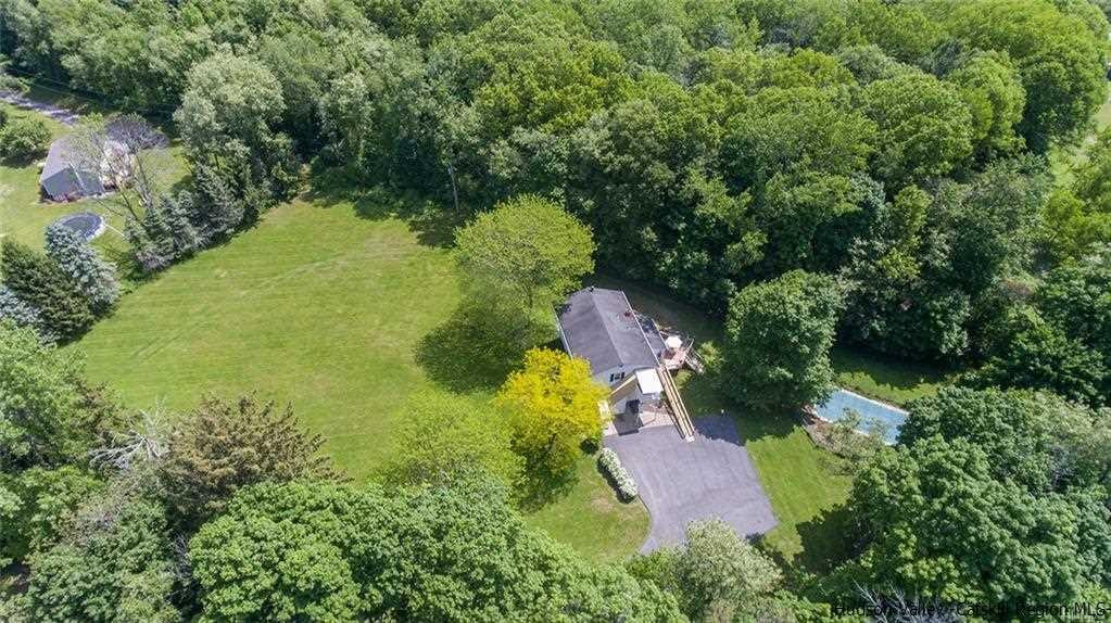 20 Van Orden Road Milton, NY 12547 - Photo 29 of 32 an aerial view of residential house with outdoor space and trees all around