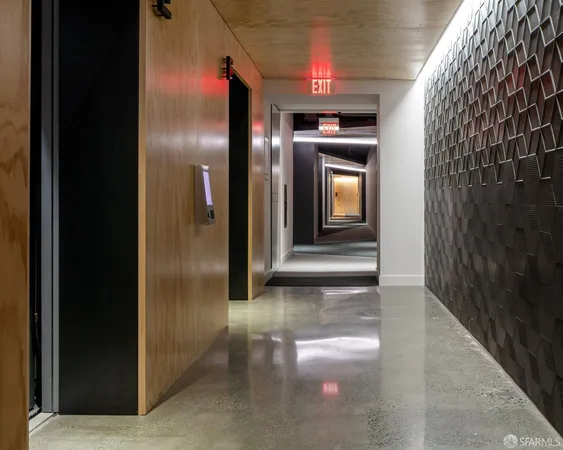 a view of a hallway with a hallway