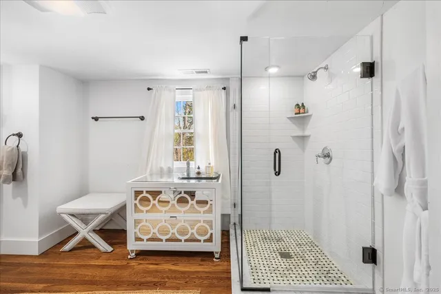 a front view of a building