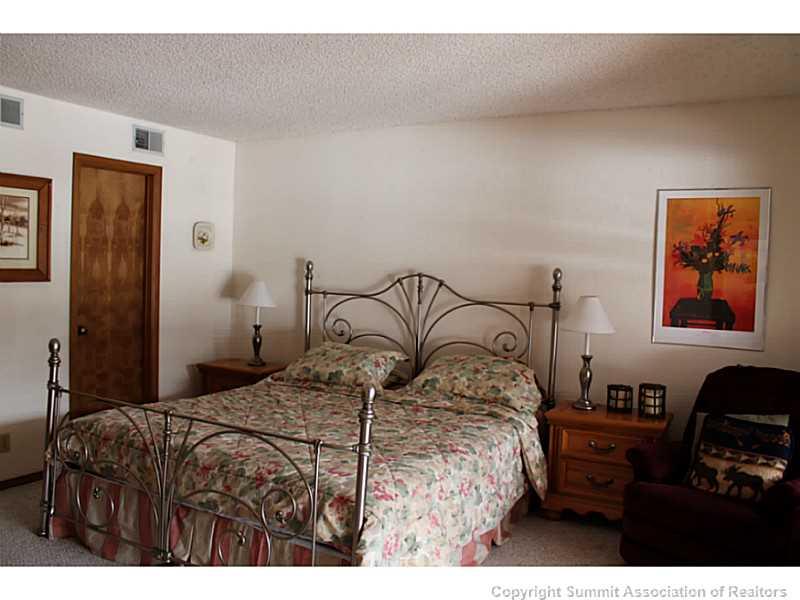 520 Bills Ranch Road, Unit B 333 Frisco, CO 80443 - Photo 4 of 12 a bedroom with a bed and a painting on the wall