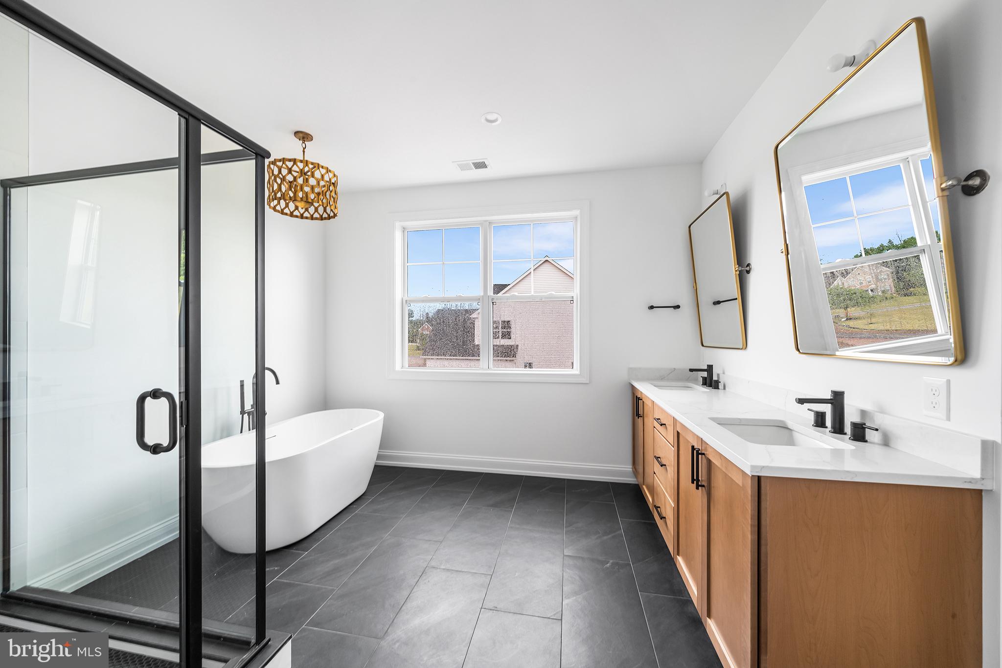 1815 Lot 2s Yost Road Blue Bell, PA 19422 - Photo 55 of 56 a bathroom with a sink and a mirror
