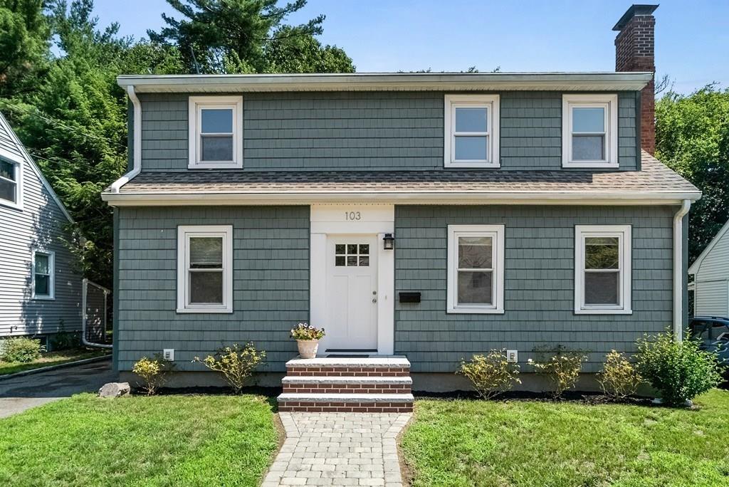 103 Stimson Street Boston, MA 02132 - Photo 23 of 26 a front view of a house with a yard
