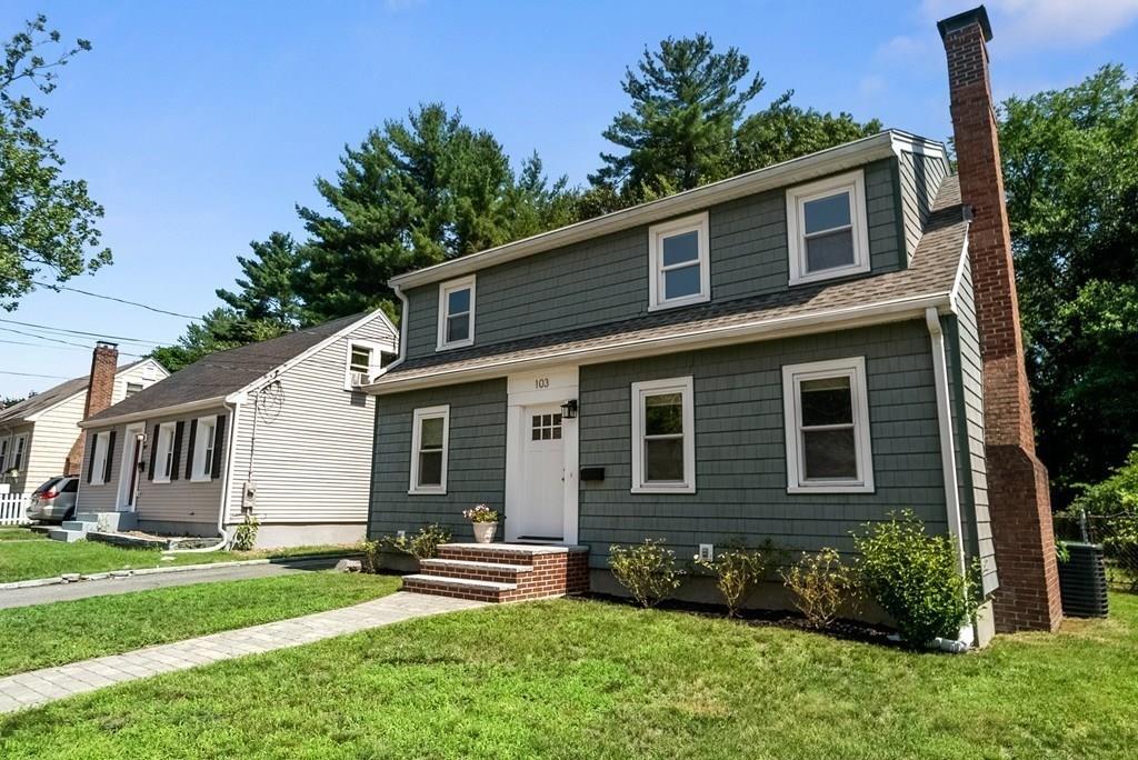 103 Stimson Street Boston, MA 02132 - Photo 24 of 26 front view of a house with a yard